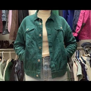 Green Corduroy Jacket